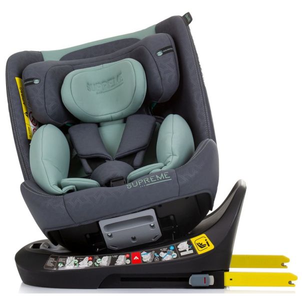 CHIPOLINO Auto sedište Supreme  360°, IsoFix, i-Size, 40-150 cm pastel green - STKSU02404PG