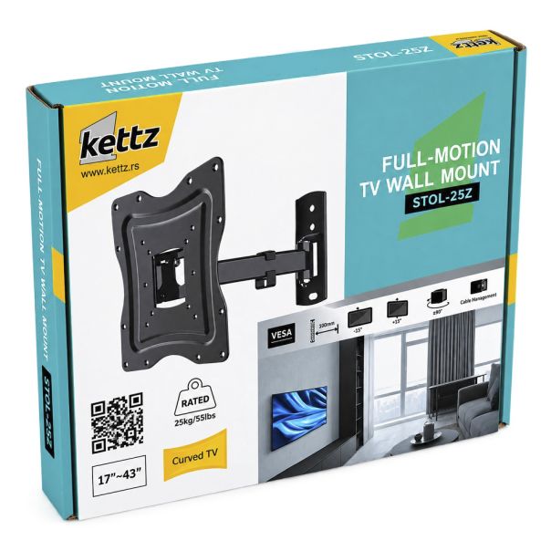 Kettz Nosač STOL–25Z Zglobni za TV 17