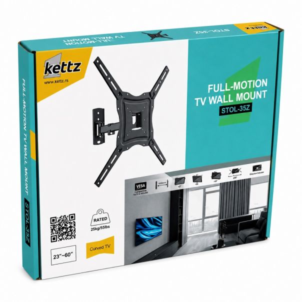 Kettz STOL–35Z Zglobni Nosač za TV 23