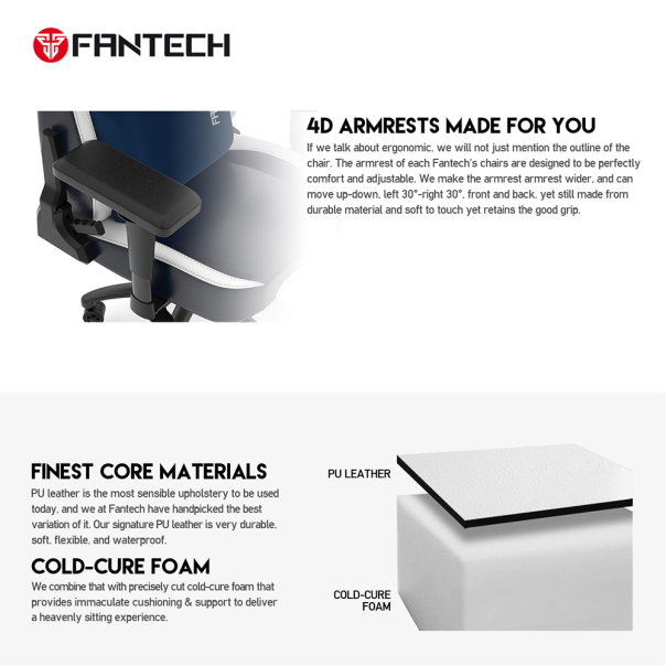 Stolica Gaming Fantech Alpha GC-283 crna - 208407