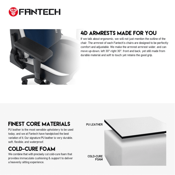 FANTECH Stolica Gaming Alpha GC-283 plava - 97851-1