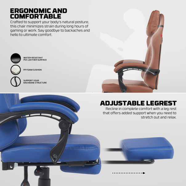 Stolica Gaming Fantech GC193 braon - 223256