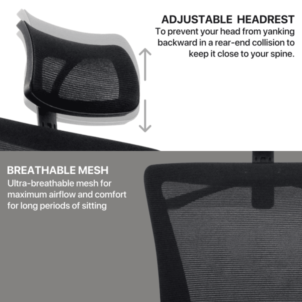 FANTECH Stolica Office OC-A258, siva - 208960