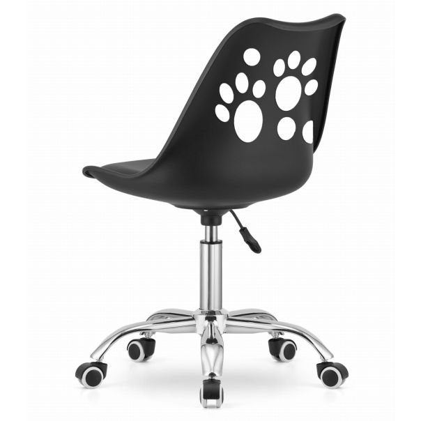 OSKAR Stolica print - crna - 3743_1-PRINT-J