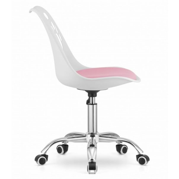 MODERNHOME Stolica print white pink - 3740_1-PRINT