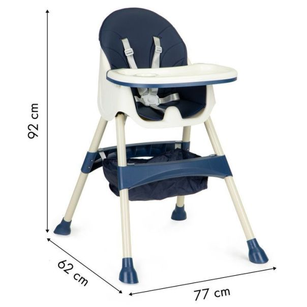 ECO TOYS Hranilica za bebe 2u1, bela/plava - HC-823 BLUE