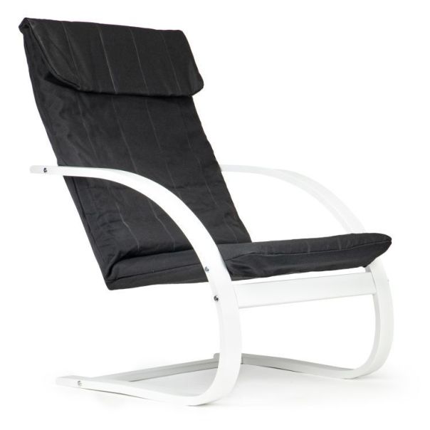 MODERNHOME Stolica za ljuljanje white/black - EP2554963