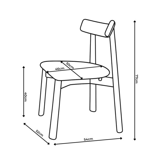 SILLA Trpezarijska Stolica Atlas Dark – Zelena - EP3280464