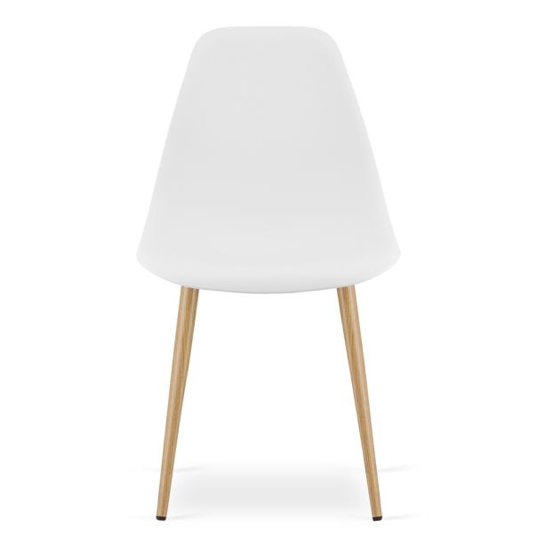 OSKAR Stolice wat bele, nogare imitacija drveta, set od 4 komada - 4053_4-WAT-1