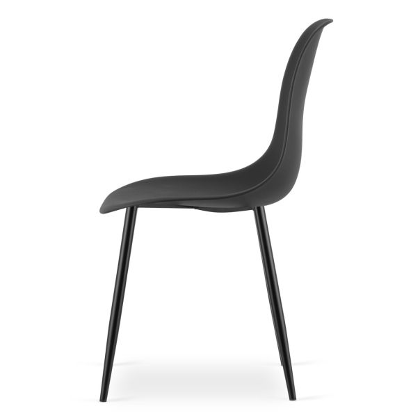 OSKAR Stolice wat crne, crne nogare, set od 4 komada - 4068_4-WAT-1