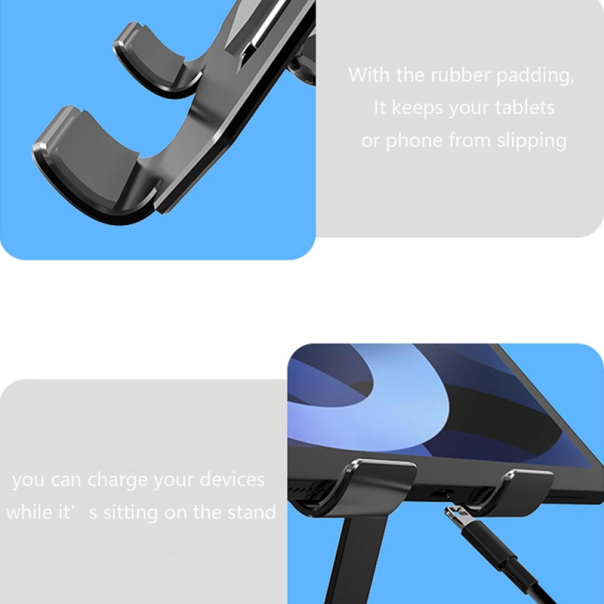 Stoni držač za tablet (univerzalni rasklopivi) crni - 616733