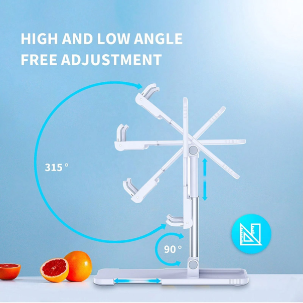 Stoni držač za telefon i tablet beli - 052451