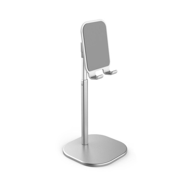 Stoni držač za telefon i tablet metalni na izvlacenje beli - 046609-1