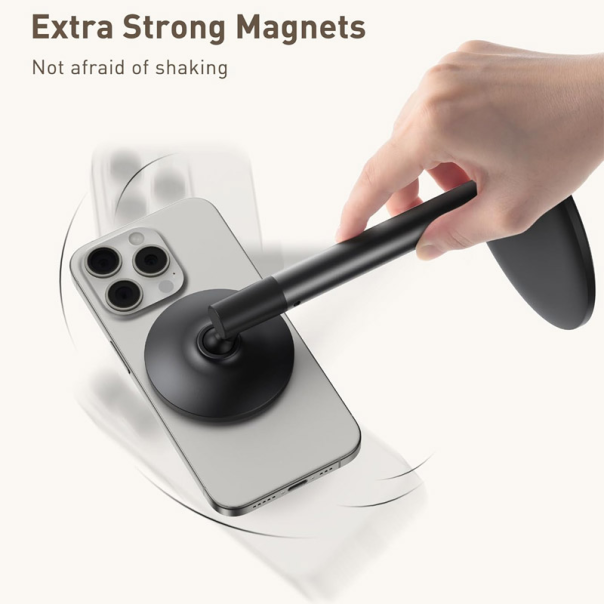 Stoni držač za telefon MAGSAFE sa podesivom visinom H048 crni - 614465