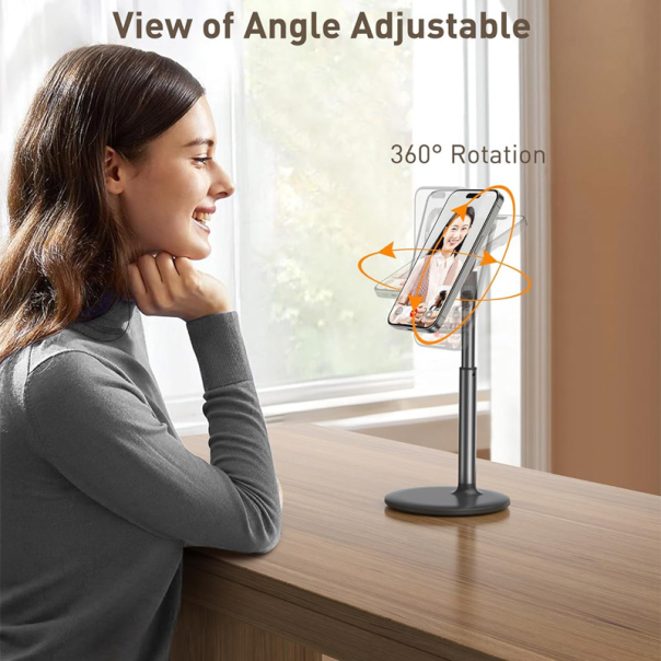 Stoni držač za telefon MAGSAFE sa podesivom visinom H048 crni - 614465