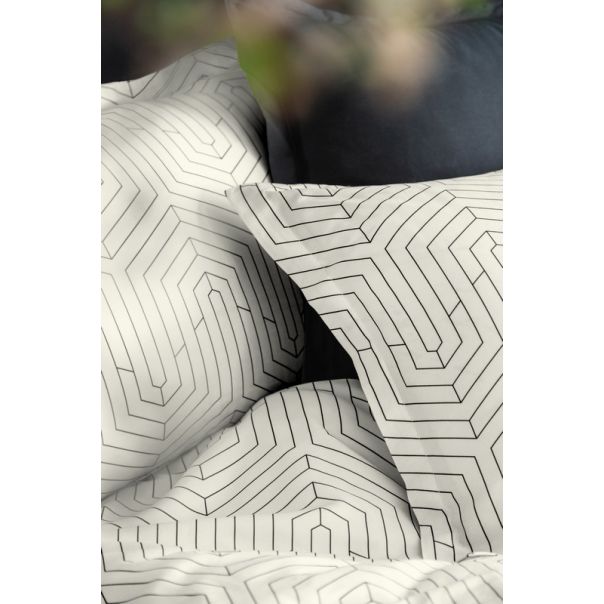 DEKOR DOM Komplet posteljina 200x220cm Issimo saten Double, bela - 040660