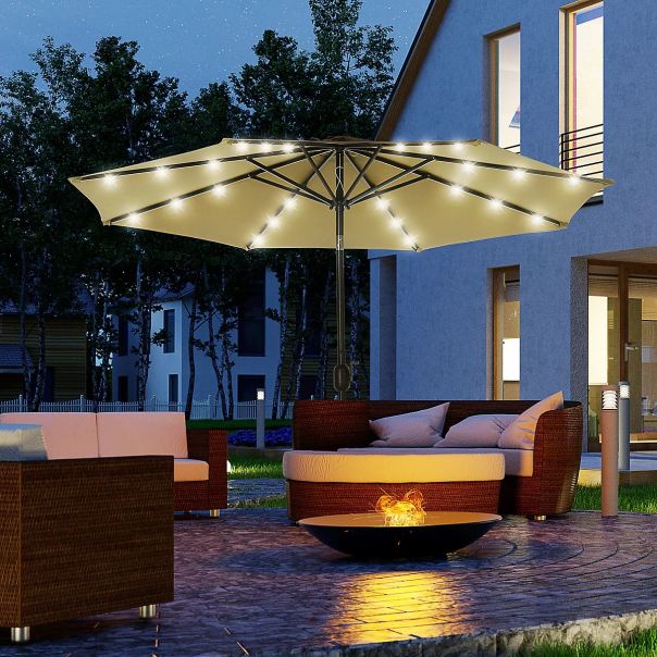 BOLZZ Suncobran sa led osvetljenjem brown - EP2994505