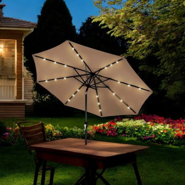 BOLZZ Suncobran sa led osvetljenjem brown - EP2994505