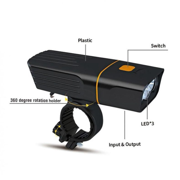 Svetlo za trotinet Luces Extrenas 1 (sa ugradjenom baterijom) - 606701