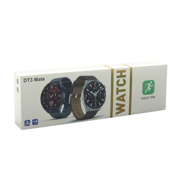 Pametni sat DT3 Mate metalna i silikonska narukvica, crna - SW222