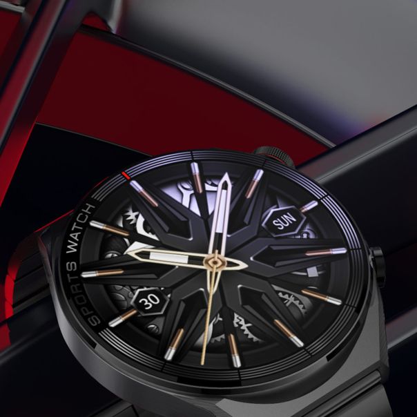 Pametni sat DT3 Mate metalna i silikonska narukvica, crna - SW222