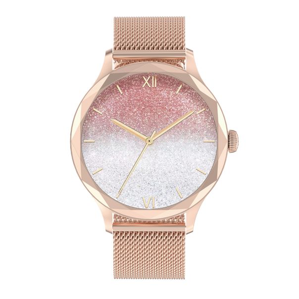 Pametni sat DT Diamond metalna narukvica, zlatna - SW300