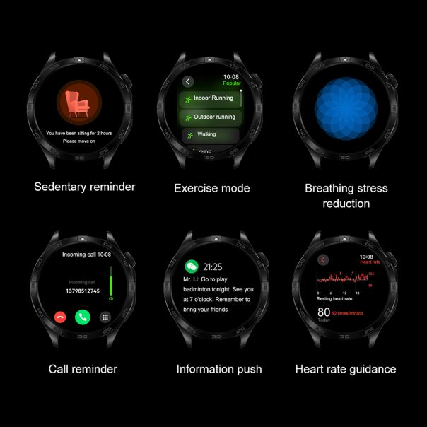 Pametni sat DT5 Mate silikonska narukvica, siva - SW358