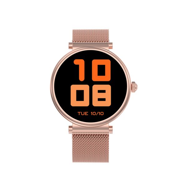 Smart watch sa metalnom narukvicom DTS, zlatna - SW385