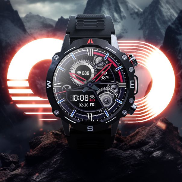 Smart watch sa silikonskom narukvicom OD2, srebrna - SW386