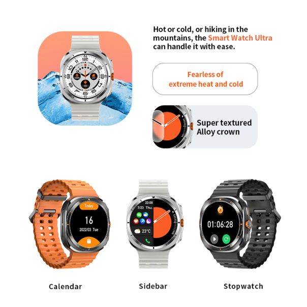 Pametni sat W7 Ultra, narandžasta - SW408