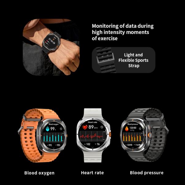 Pametni sat W7 Ultra, narandžasta - SW408