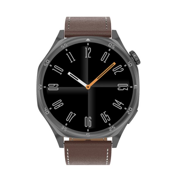 Pametni sat DT5, crna (crna silikonska i braon kozna narukvica) - SW422