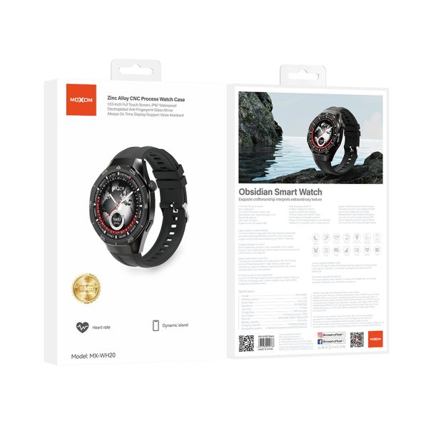 MOXOM Pametni sat MX-WH20, crna - SW430
