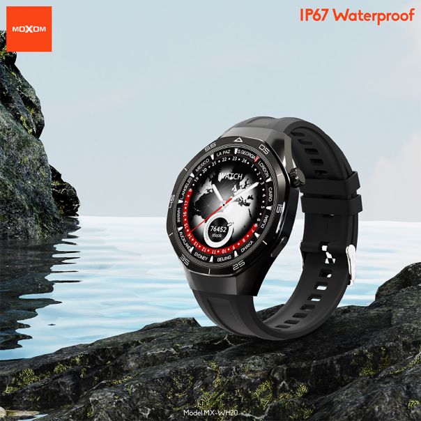MOXOM Pametni sat MX-WH20, crna - SW430