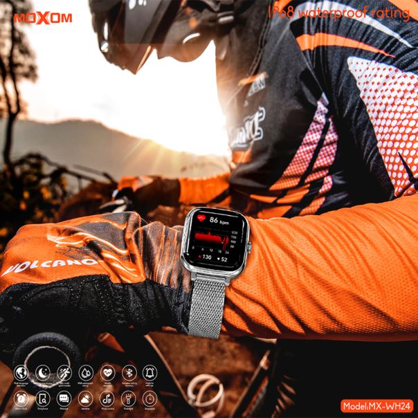 MOXOM Pametni sat MX-WH24, crna - SW439