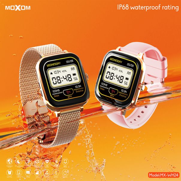 MOXOM Pametni sat MX-WH24, zlatna - SW441