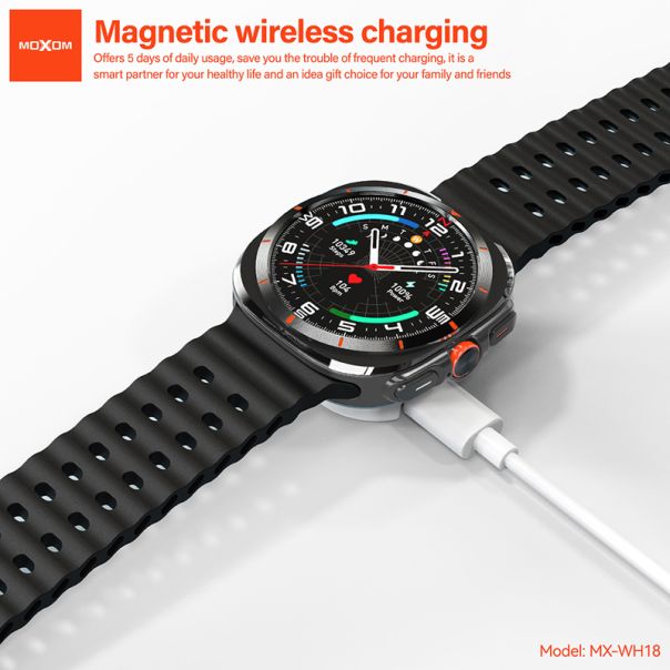 MOXOM Pametni sat MX-WH18, crna - SW442