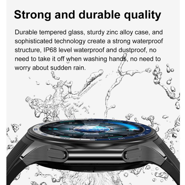 Smart watch DT Watch X plavi (plava silikonska i crna kozna narukvica) - EP2901235