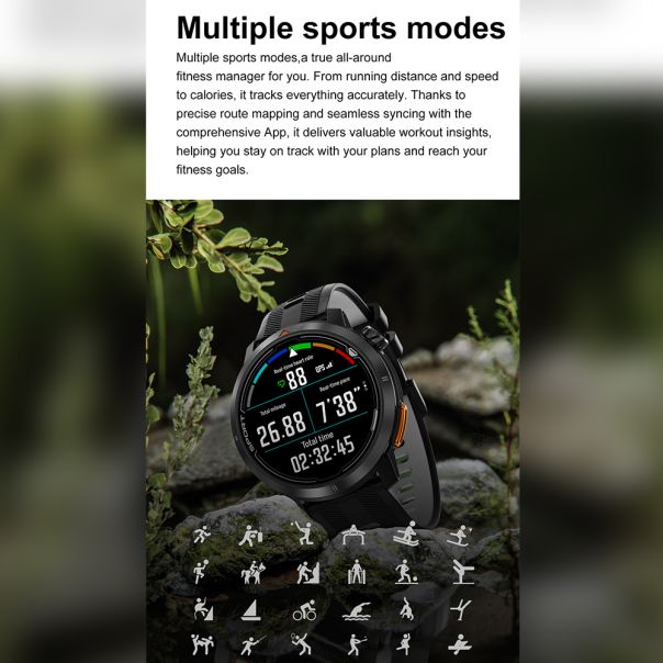 Smart Watch DT G9 crni (silikonska narukvica) - EP3127666