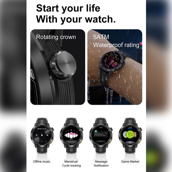 Smart Watch DT G9 narandzasti (silikonska narukvica) - EP3127669