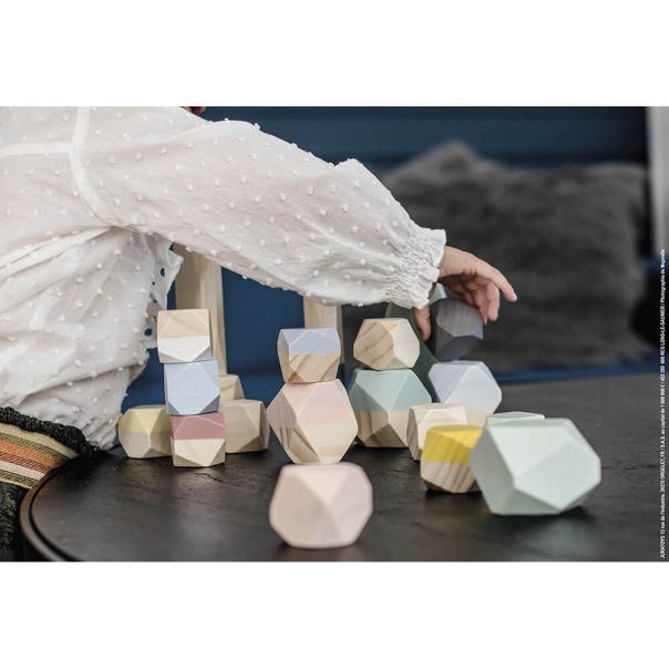 JANOD Balans drveni kamenčići Sweet Cocoon - J04401