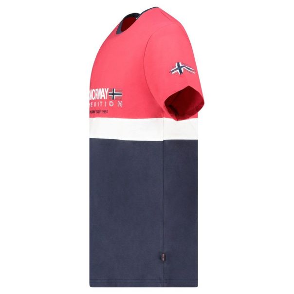 GEOGRAPHICAL NORWAY Majica kratak rukav jdouble db red men 254  M - SY9736H-GN