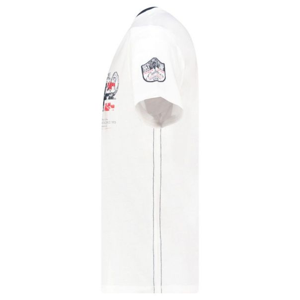 GEOGRAPHICAL NORWAY Majica kratak rukav jisland db white men 254 M - SY9747H-GN