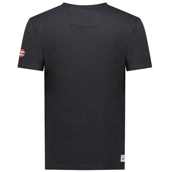 GEOGRAPHICAL NORWAY Majica kratak rukav jofoten db black men 254 M - SY9756H-GN