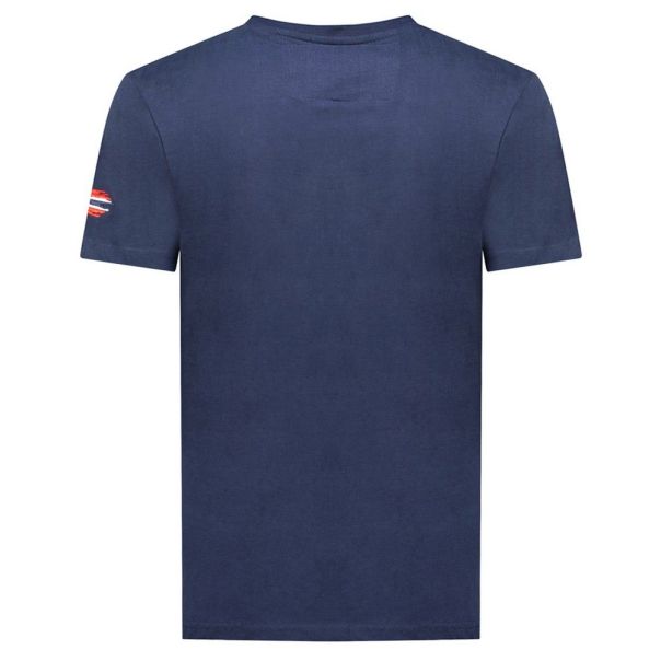GEOGRAPHICAL NORWAY Majica kratak rukav jofoten db navy men 254 M - SY9759H-GN