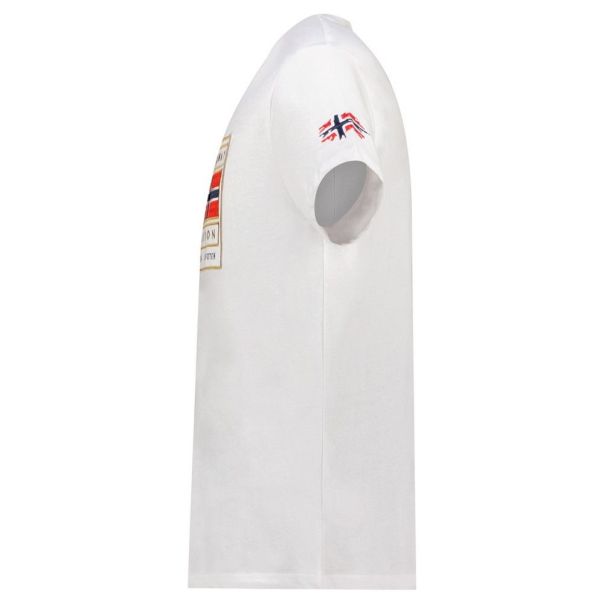 GEOGRAPHICAL NORWAY Majica kratak rukav jofoten db white men 254 M - SY9762H-GN