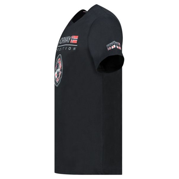 GEOGRAPHICAL NORWAY Majica kratak rukav jvick db black men 254 M - SY9948H-GN