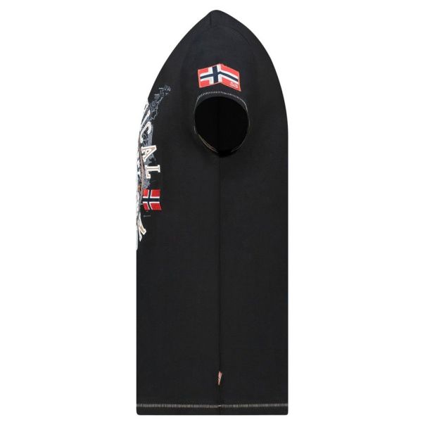 GEOGRAPHICAL NORWAY Majica kratak rukav jodept black db men 240 M - SZ1751H-GN
