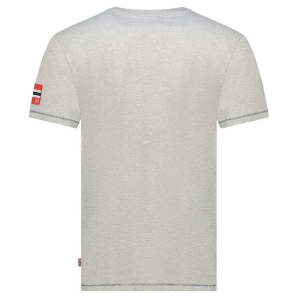 GEOGRAPHICAL NORWAY Majica kratak rukav jodept blended grey db men 240 M - SZ1754H-GN