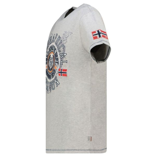 GEOGRAPHICAL NORWAY Majica kratak rukav jodept blended grey db men 240 M - SZ1754H-GN